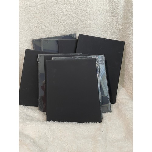 Black canvas blanks - black,